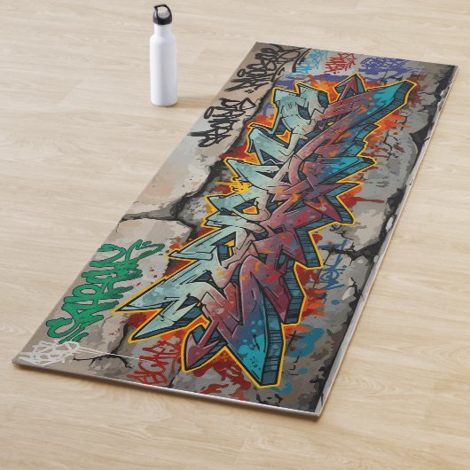 Graffiti  yogamatte (Beispiel)