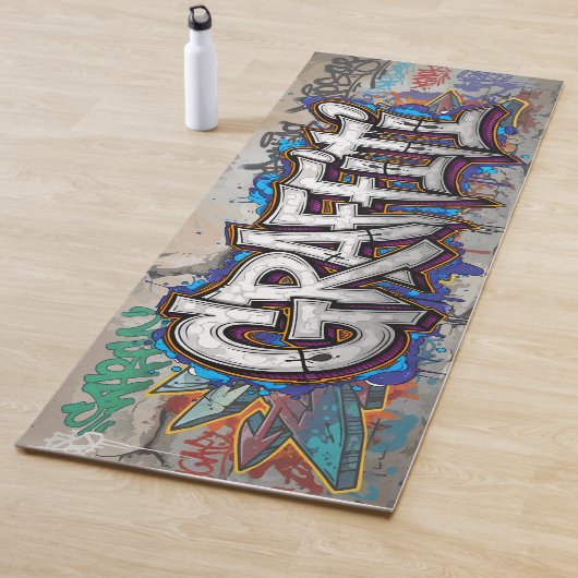 Graffiti Yogamatte (Beispiel)