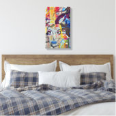 Graffiti | Zazzle_Growshop. Leinwanddruck (Insitu (Schlafzimmer))
