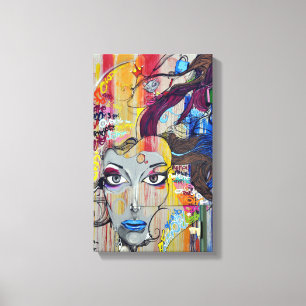 Graffiti   Zazzle_Growshop. Leinwanddruck