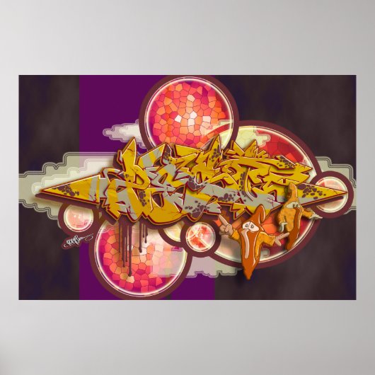 Graffiti ZEST Poster (Vorne)