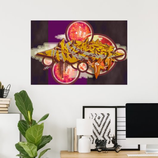 Graffiti ZEST Poster (Heimbüro)
