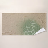 Graffiti Zitat Hoffnung Inspiration Badehandtuch (Badehandtuch)