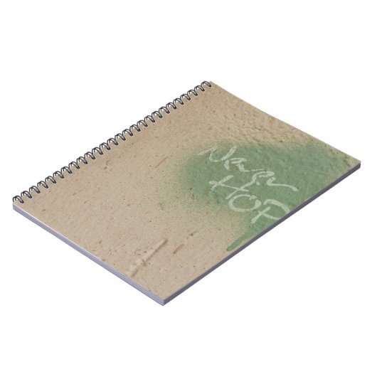 Graffiti Zitat Hoffnung Inspiration Notizblock (Linke Seite)