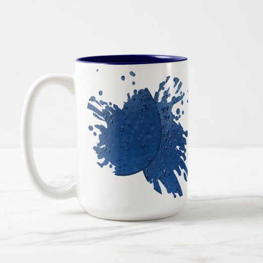 Graffiti Zweifarbige Tasse (Links)