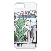 Graffitifreiheitsstatue Case-Mate iPhone Hülle (Rückseite)