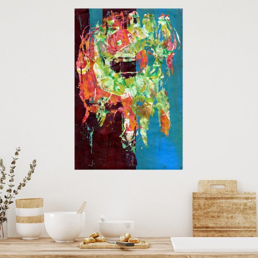 Graffitiglyph Poster (Küche)