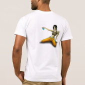 Graffitimädchen T-Shirt (Rückseite)