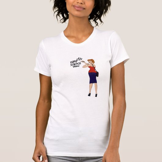 Graffitipinup-Shirt T-Shirt (Vorderseite)
