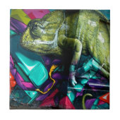 Graffitireptil Fliese (Vorderseite)