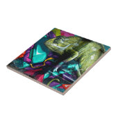 Graffitireptil Fliese (Seite)