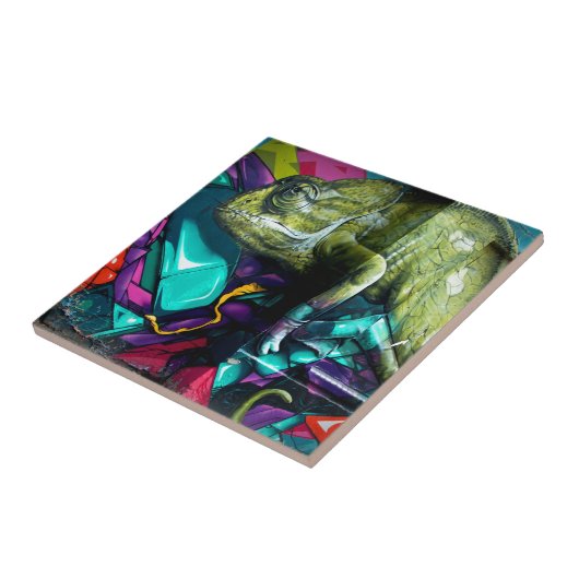 Graffitireptil Fliese (Seite)