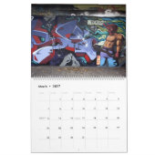 Graffitis am Donaukanal Wien Österreich 2023 Kalender (Mär 2027)
