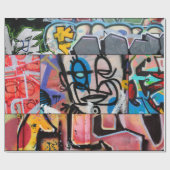 Graffitis Geschenkpapier (Flach)