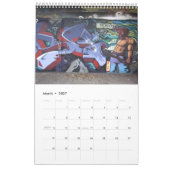 Graffitis in Wien Österreich 2023 Kalender (Mär 2027)