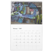 Graffitis in Wien Österreich 2023 Kalender (Feb 2027)