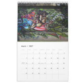 Graffitis in Wien, Österreich Kalender (Mär 2027)