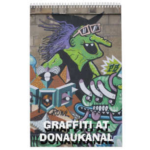 Graffitis in Wien, Österreich Kalender