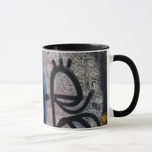 Graffitisgeschichte Tasse (Rechts)