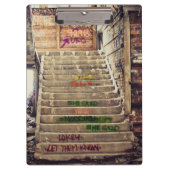 Graffititreppenkasten Klemmbrett (Vorderseite)