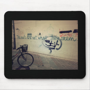 Graffitiwand - die Eulen sind nicht, was sie Mousepad