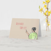 Graffito Birthday Karte (Gelbe Blume)