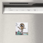 Graffitti-Außerirdischen Magnet (In Situ (Geschirrspüler))