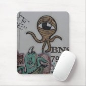 Graffitti-Außerirdischen Mousepad (Mit Mouse)