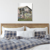 Graffitti Barn in Iowa Leinwanddruck (Insitu (Schlafzimmer))