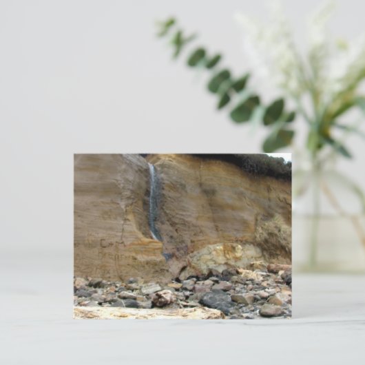 Graffitti Falls Postkarte (Stehend Vorderseite)