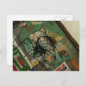 Graffitti und Wall Art, City Centre Manchester Postkarte (Vorne/Hinten)