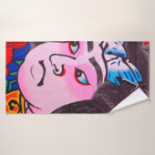 Grafik auf Japanisch Traditionelles Kiteart,Kite,S Badehandtuch (Badehandtuch)