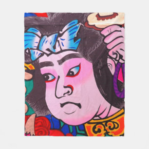 Grafik auf Japanisch Traditionelles Kiteart,Kite,S Fleecedecke