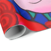 Grafik auf Japanisch Traditionelles Kiteart,Kite,S Geschenkpapier (Rolleneckpunkt)