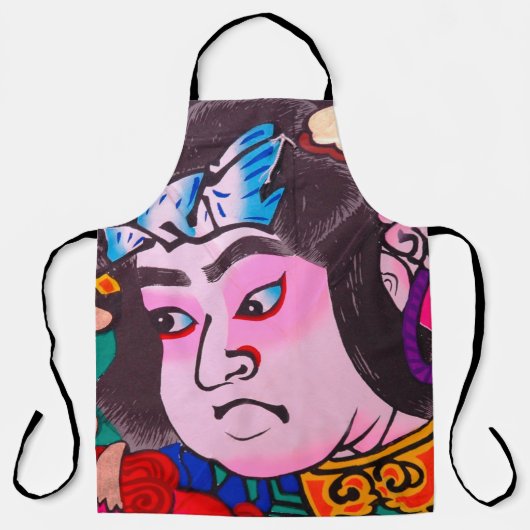 Grafik auf Japanisch Traditionelles Kiteart,Kite,S Schürze (Vorderseite)