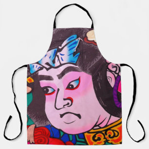 Grafik auf Japanischem traditionellem Drachenkunst Schürze