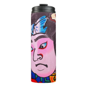 Grafik auf Japanischem traditionellem Drachenkunst Thermosbecher
