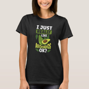 Grafik-Avocado-Apparel Ich mag einfach Avocado T-Shirt