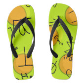 Grafik Badesandalen (Fußbett)