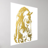 Grafik-Bleistift für Pferde zeichne Goldkunst Foliendrucke (Ablage )