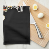 Grafik-Cartoon-Graffiti-Bomber-Spray-ch Geschirrtuch (Viertel Falte)