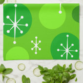 GRAFIK CHRISTMAS HOLIDAY RETRO SNOWFLAKE PATTERN GESCHIRRTUCH (Gefaltet)