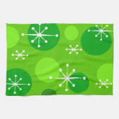 GRAFIK CHRISTMAS HOLIDAY RETRO SNOWFLAKE PATTERN GESCHIRRTUCH (Horizontal)