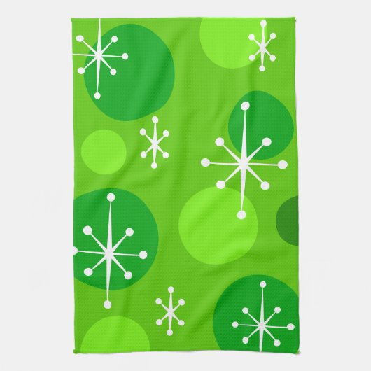 GRAFIK CHRISTMAS HOLIDAY RETRO SNOWFLAKE PATTERN GESCHIRRTUCH (Vertikal)