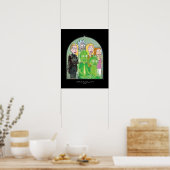 Grafik der Rick- und Morty-Familie Poster (Küche)