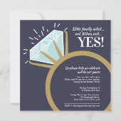 Grafik des Diamantenrings Einladung (Vorderseite)