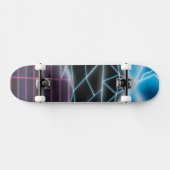 Grafik des Videospiels der 1980er Jahre Skateboard (Horizontal)