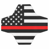 Grafik-Design der US-Flagge mit Symbolischer Thin Fußball (Flach)