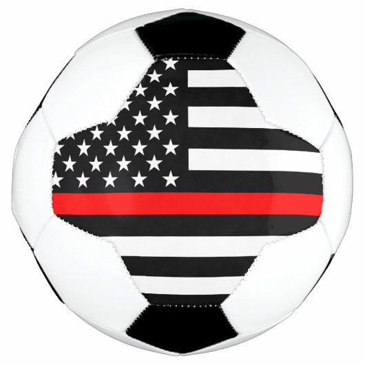Grafik-Design der US-Flagge mit Symbolischer Thin Fußball (Vorderseite)