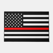 Grafik-Design der US-Flagge mit Symbolischer Thin Fußmatte (Vorderseite)